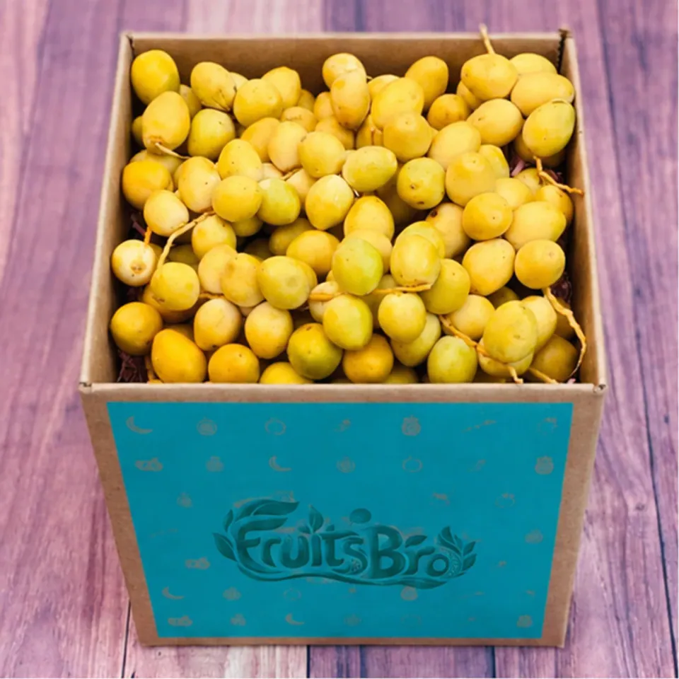Yellow Barhi Dates Box, photo 1 of 3