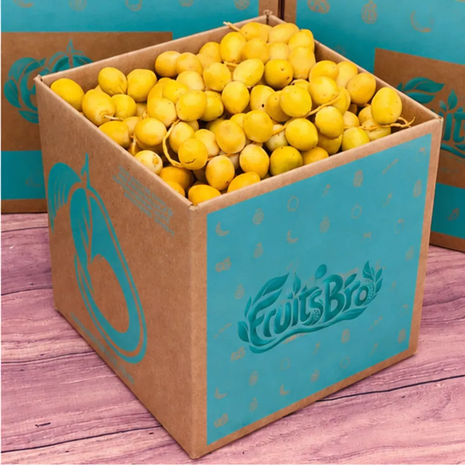 Yellow Barhi Dates Box, photo 2 of 3
