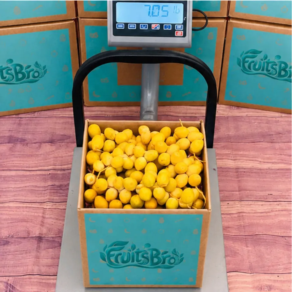 Yellow Barhi Dates Box, photo 3 of 3